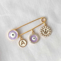 Evil Aye Lapel Pin 4 Grams, 18KT Gold