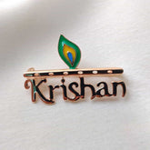 Krishan Lapel Pin 3.5 Grams, 18KT Gold