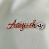 Customised Lapel Pin 4.42 Grams, 18KT Gold