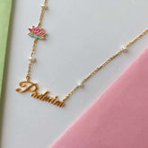 Pearl And Lotus 5.5 Grams, 18KT Gold