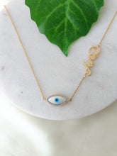 Evil Eye With Personalised Neckpiece 6 Grams, 18KT Gold