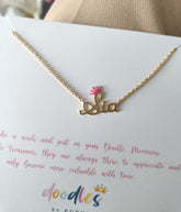 Personalised Name Neckpiece 6 Grams, 18KT Gold