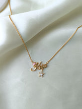 Personalised WIth Crown Starfish Neckpiece 5.5 Grams, 18KT Gold