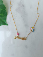 Personalised With Crown Unicorn Neckpiece 5.5 Grams, 18KT Gold