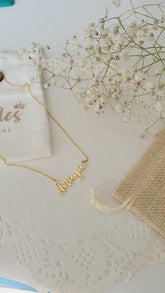 Personalized Neckpiece 4.1 Grams, 18KT Gold