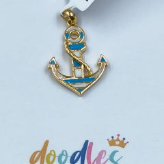Anchor Pendant 2.15 grams, 18KT Gold