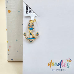 Anchor Pendant 2.15 grams, 18KT Gold