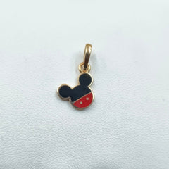 Cute Mickey Mouse Pendant 0.700 grams, 18KT Gold