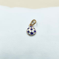 Soccer Ball Pendant 0.950 grams, 18KT Gold