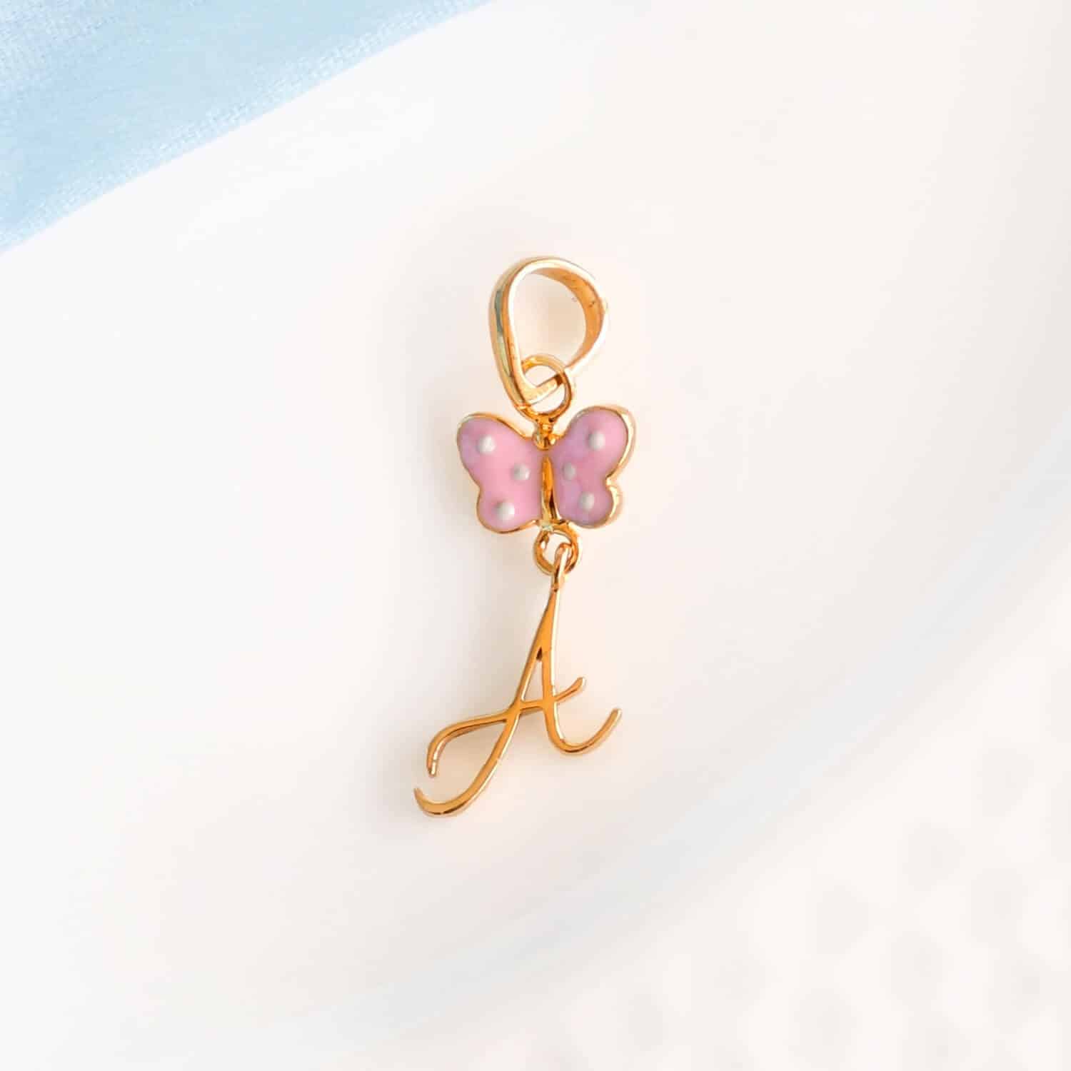 Butterfly With Hanging Letter 1.01 Grams