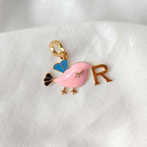 Bird Initial Pendant 1.21 Grams