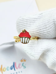 Cupcake Ring 1.44 Grams, 18KT Gold