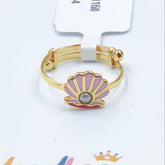 Oyster Ring 1.5 Grams, 18KT Gold