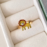 Roary the Lion Ring 1.35 Grams, 18KT Gold