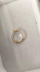 Pink Star Ring 1.04 Grams, 18KT Gold