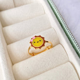 Sunny Smiles Ring 1.31 Grams, 18KT Gold