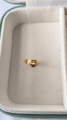 Classic Car Ring 1.16 Grams, 18KT Gold