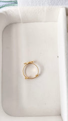 Blue Elephant Ring 1.24 Grams, 18KT Gold