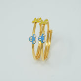 Little Explorer Car & Plane Gold Kada 18KT 4.65 grams per piece