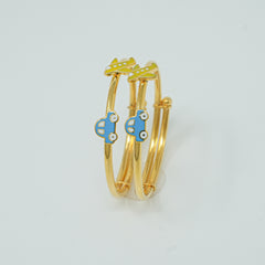 Little Explorer Car & Plane Gold Kada 18KT 4.65 grams per piece