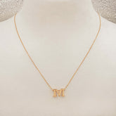 Personalized Alphabet Necklace 4.83 Grams, 18kt Gold