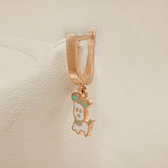 Puppy Pals Earrings 1.8 Grams, 18KT Gold