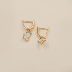 Puppy Pals Earrings 1.8 Grams, 18KT Gold