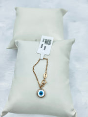 Evil Eye Watch Charm 1 Grams, 18KT Gold