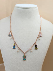 Fairy Tale Princess Necklace for Kids 6.3 Grams 18KT Gold