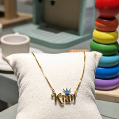 The Signature Custom Name Chain for Little Legends 4.92 Grams, 18KT Gold