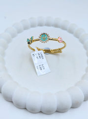 Little Royal Garden Kada 18 Kt Gold 5.345 Grams Per Piece