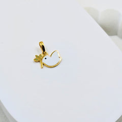 Little Angel Dove Pendant 0.70 grams, 18KT Gold