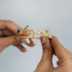 His First Gold Kada – Personalised with Love 18kt Gold 11.46 grams per piece