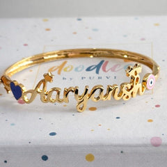 His First Gold Kada – Personalised with Love 18kt Gold 11.46 grams per piece