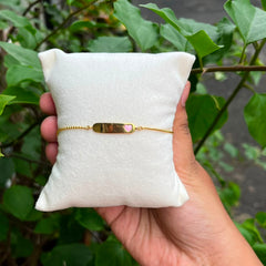 Name Bracelet for Girls in 18KT Gold 2.30 grams