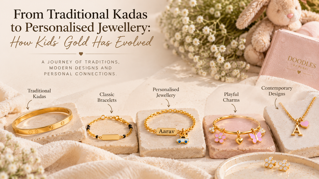 From Traditional Kadas to Personalised Jewellery: How Kids' Gold Has Evolved