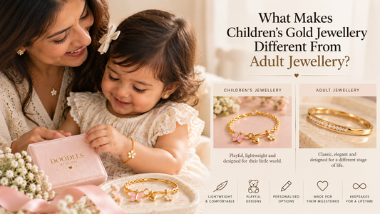 What Makes Children's Gold Jewellery Different From Adult Jewellery?