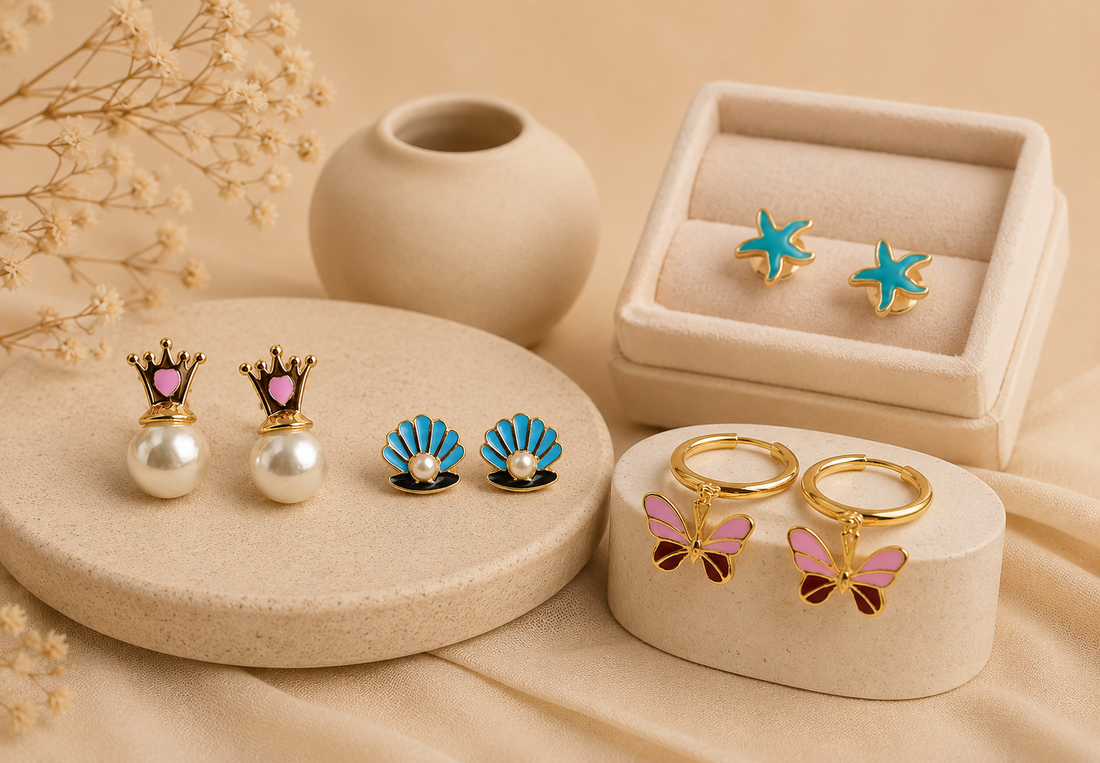 Tiny Treasures, Big Charm , The Cutest Gold Earrings Collection Every Jewellery Lover Will Adore