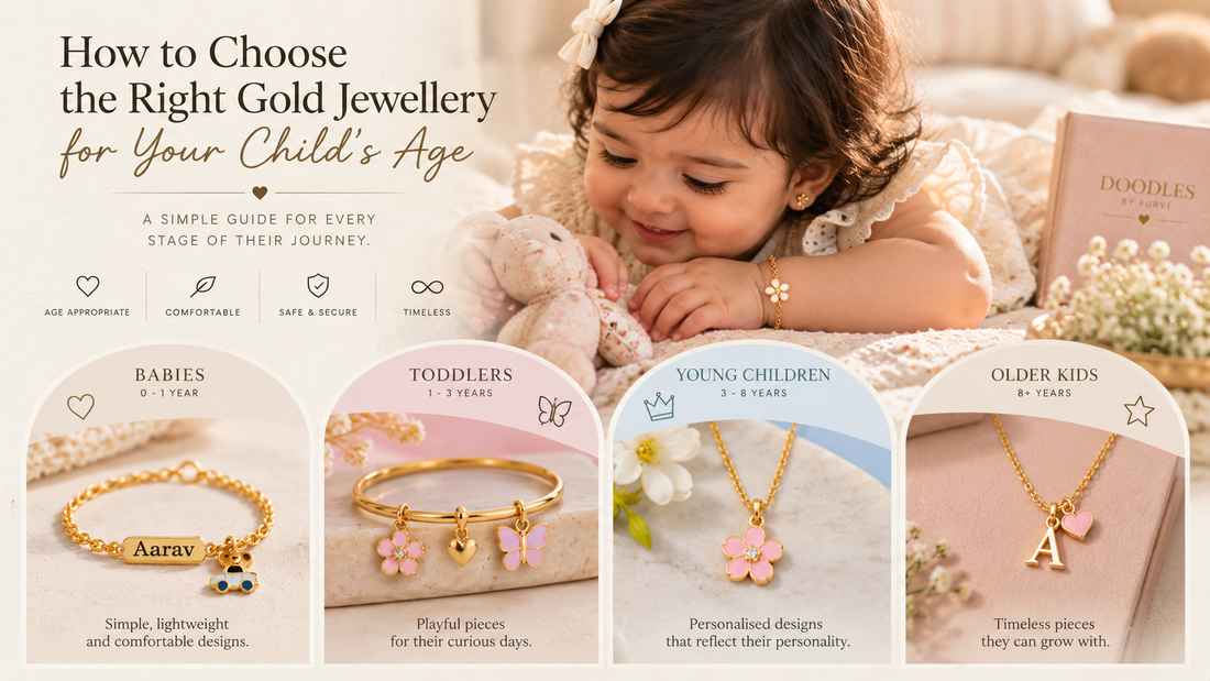 How to Choose the Right Gold Jewellery for Your Child’s Age