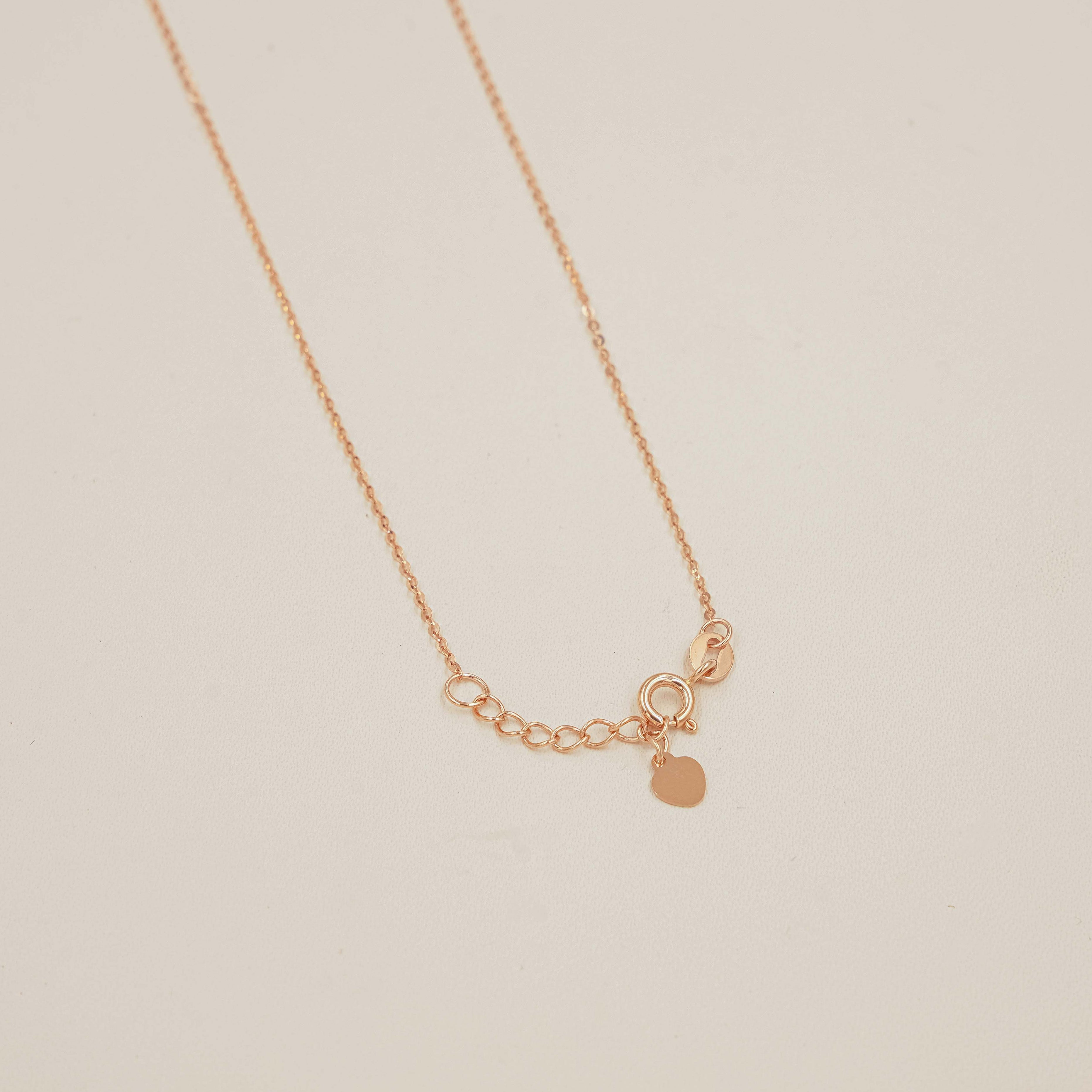 Sweetheart Drop Necklace 1.86 Grams, 18kt Gold