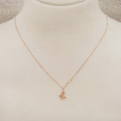 Butterfly Grace Necklace 1.48 Grams, 18kt Gold