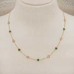 Eternal Hearts Necklace 2.8 Grams, 18kt Gold