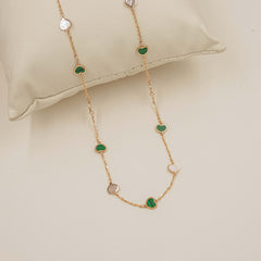 Eternal Hearts Necklace 2.8 Grams, 18kt Gold
