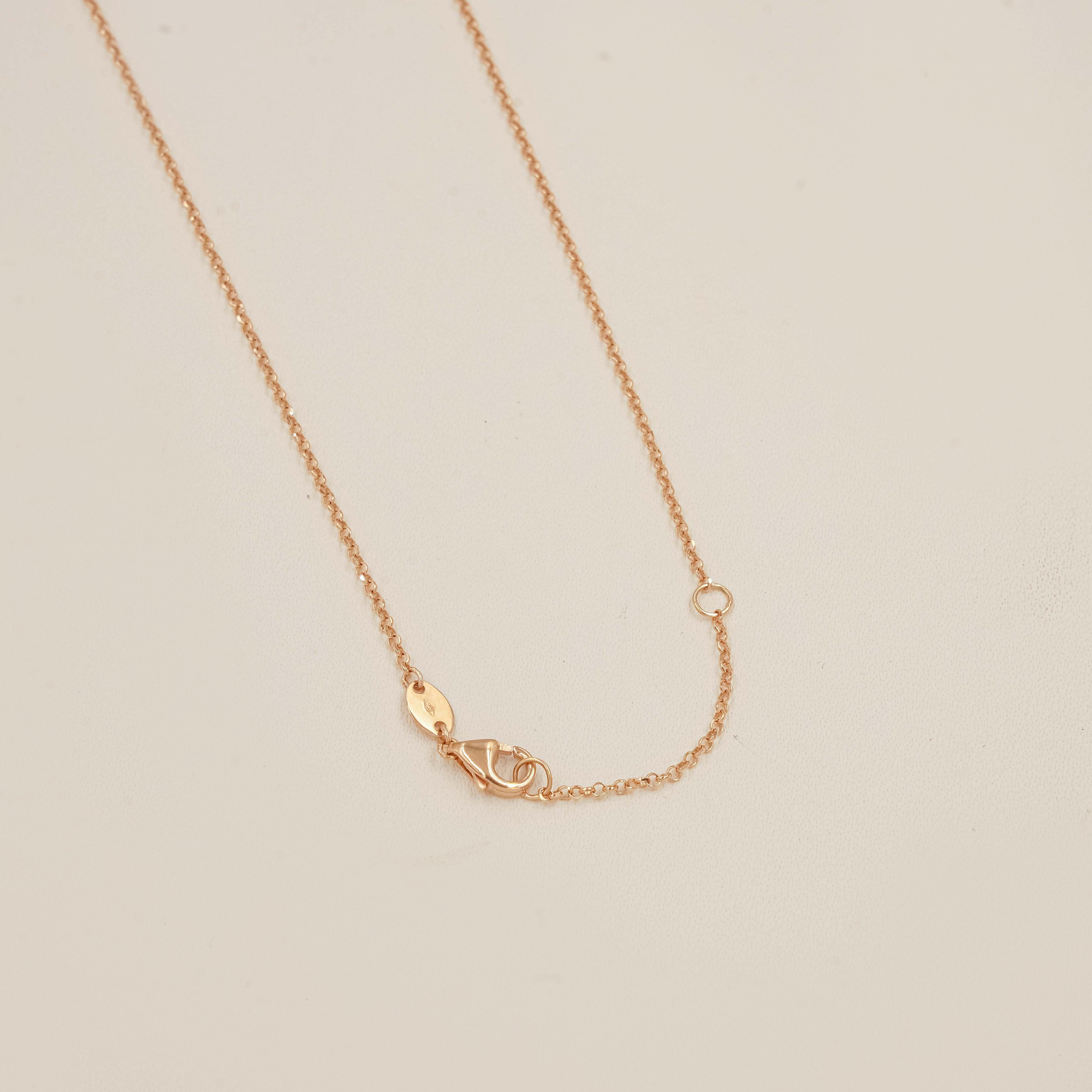 Lucky Charm Hamsa Necklace 2.7 Grams, 18kt Gold
