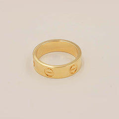Cartier Band Women Ring 3.78 Grams , 18KT Gold