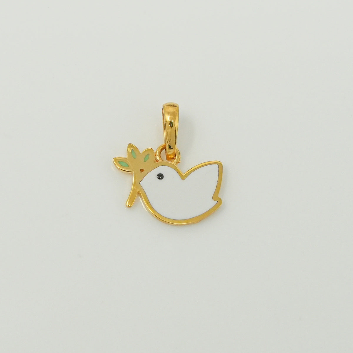 Little Angel Dove Pendant 0.70 grams, 18KT Gold