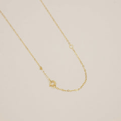 Golden Swan Pendant Necklace 1.06 Grams, 18kt Gold