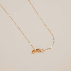 Personalized Alphabet Necklace 2.78 Grams, 18kt Gold