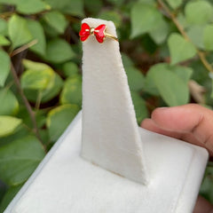 Red Bow Ring 1.6 Grams, 18KT Gold