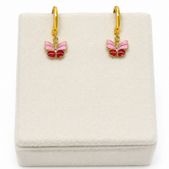 Flutter into Style with Our Adorable Butterfly Earrings for Girls 2 Grams, 18KT Gold